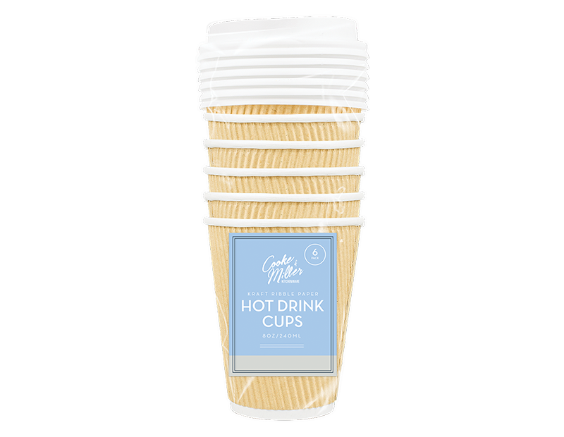 Disposable Drinks Cup 8oz 6pk